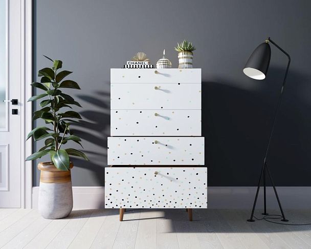 Комод высокий Berber принт 15 арт BB10/Print_15 - Вид 2