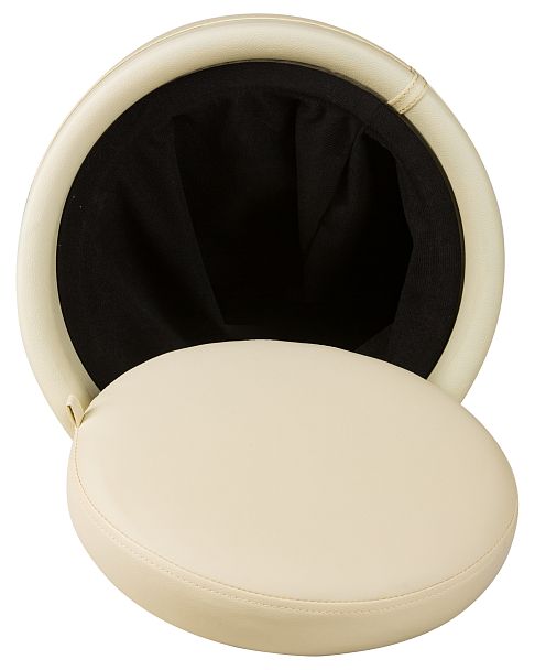 Табурет с местом для хранения LM-1100HPVC (кремовый) - Вид 8