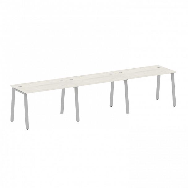 Рабочая станция "Metal System" БА.СМ-3.2 дуб наварра/серый - Вид 1