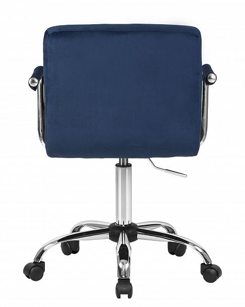 Офисное кресло для персонала DOBRIN TERRY (синий велюр (MJ9-117)) - Вид 5