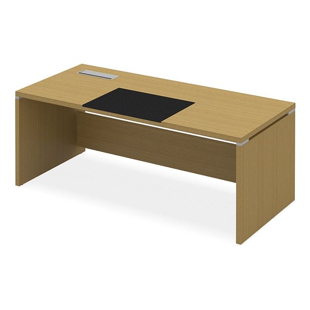 Стол руководителя "Атташе-М"  ПК-АТШМ-СТ200Х90Л/Д-В2-926 дуб скальный - Вид 1