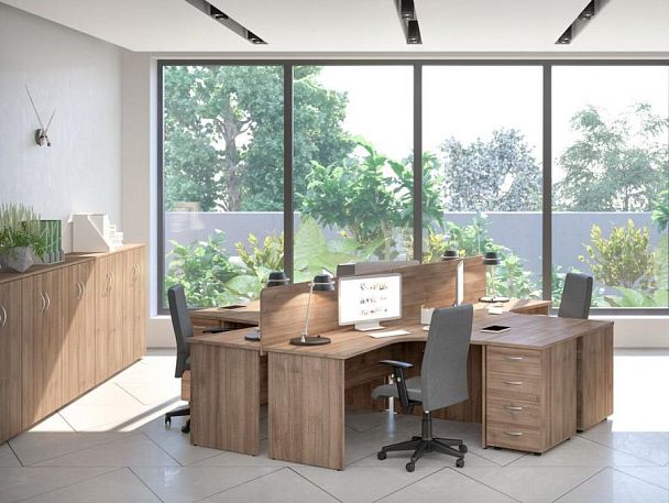 Приставка к столу без опоры Комфорт К.201 французский орех - Вид 3