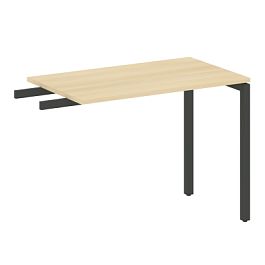 Metal System Quattro Приставной элемент на П-образном м/к 40БП.ПР-3 Акация/Антрацит металл 1000*600*750 - Фото предпросмотра