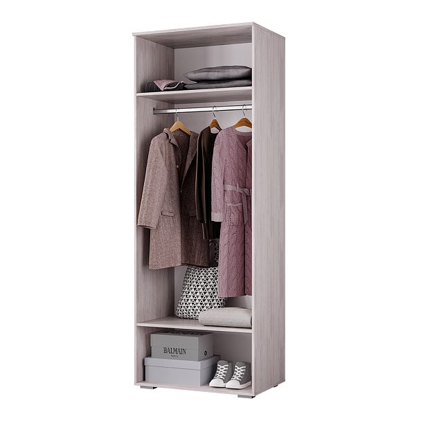 "Кимберли" ШК-27 ясень белый/белый глянец - Вид 2