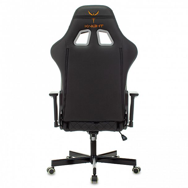 Кресло компьютерное Knight ARMOR, 2 подушки, экокожа премиум, черное, 1628888 - Вид 7