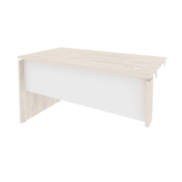 Onix Стол-приставка левый к опорным элементам O.SPR-3.7 (L) Денвер светлый/Белый бриллиант 1380*720*750 - Вид 1