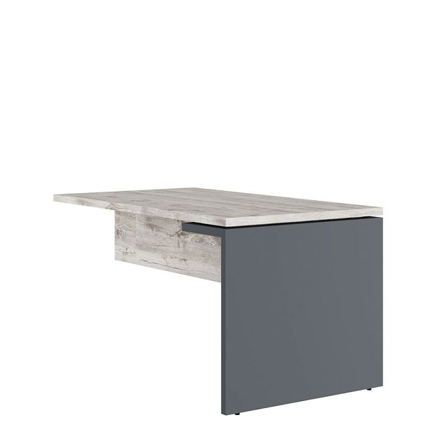 Брифинг-приставка Zion Light 140x80x75 дуб нордик - Вид 1