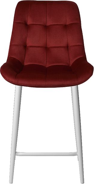 Комплект полубарных поворотных стульев Эйден, Confetti bordo/белый, 4 шт. - Вид 3