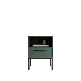 Тумбочка с нижним ящиком Nicole арт NEM17G Зеленый - Фото предпросмотра