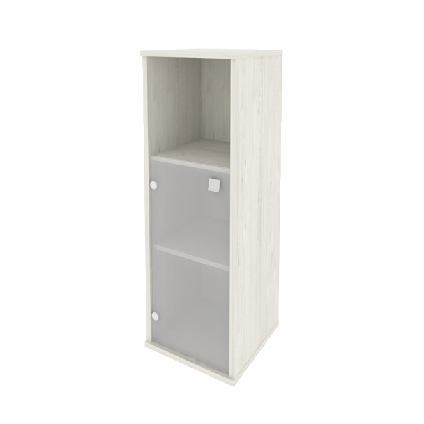 Style Шкаф средний узкий левый Л.СУ-2.2 (L) Дуб наварра 412*410*1215 - Вид 1