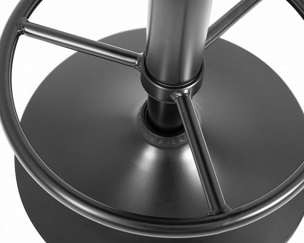 Табурет барный DOBRIN BRUNO BLACK (черный велюр (MJ9-101)) - Вид 4