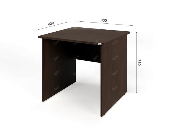 ЛАЙТ / LIGHT RLG003-8x8 Прямоугольный стол 80x80x75 Венге - Вид 2