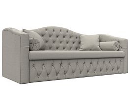 Диван детский прямой Мечта Рогожка бежевый - Фото предпросмотра