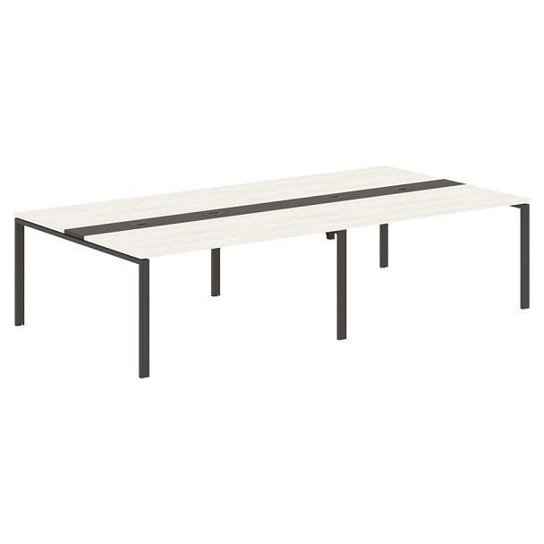 Конференц стол EUCT 3116 Ясень Траун/Мокко 3126х1606х750 EDIS - Вид 1