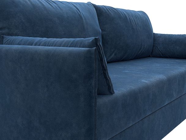 Диван прямой Сайгон Велюр синий - Вид 4