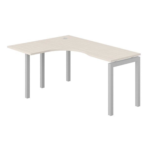 Стол эргономичный "Тандем-А"  ПК-ТНА-СТЭ160Х120Л/АЖ-В2-30 дуб альпийский - Вид 1