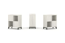 Стайл Проджект Набор стеллажа 2-х сторон., 2 яр. SN.NSD-221 Дуб Наварра/Металл Антрацит 754*400*881 - Фото предпросмотра