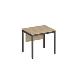 Стол письменный на металлокаркасе МП2 с экраном ДСП Формула МП2 ФР 156 вяз светлый / антрацит - Фото предпросмотра