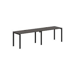 Стол 2-х местный EUWST 2767 Мокко/Черный 2726х670х750 EDIS - Фото предпросмотра