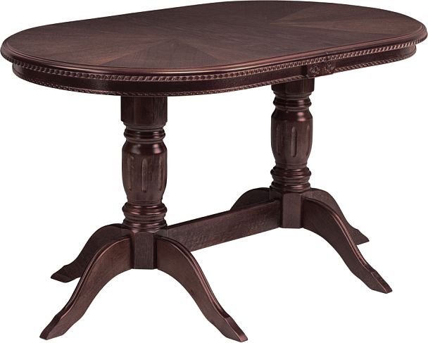 Стол деревянный раскладной Лорель 140 Венге - Вид 1