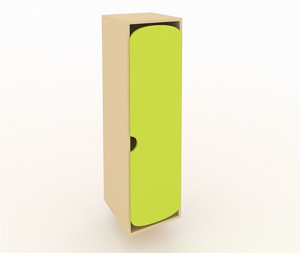 Шкаф для детской одежды ШГ-1М желтый - Вид 1