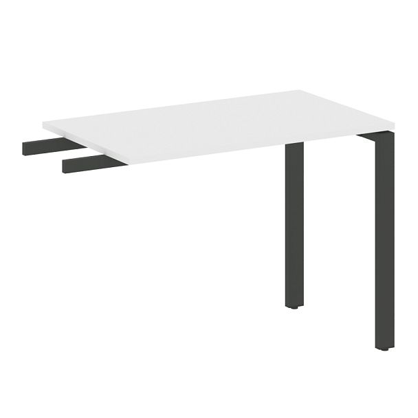 Metal System Приставной элемент на П-образном м/к БП.ПР-3 Белый/Антрацит металл 1000*600*750 - Вид 1