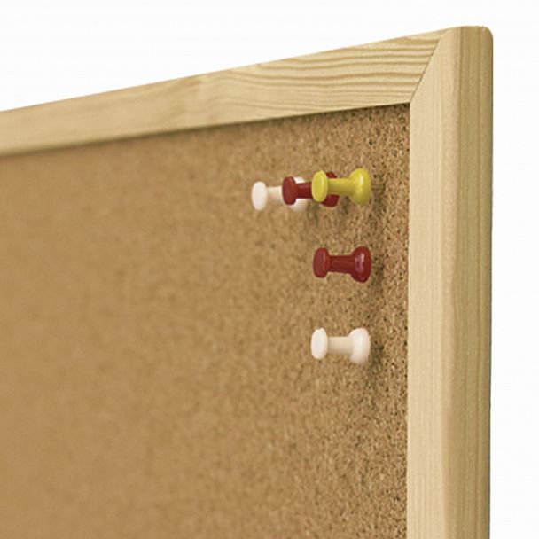 Доска пробковая для объявлений 90х120 см, деревянная рамка, ГАРАНТИЯ 10 ЛЕТ, РОССИЯ, BRAUBERG, 236861 - Вид 6