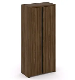 CORNER COR.ST-1.9 Шкаф высокий широкий (2 высоких фасада ЛДСП) Corner кабинет руководителя  графит - Фото предпросмотра