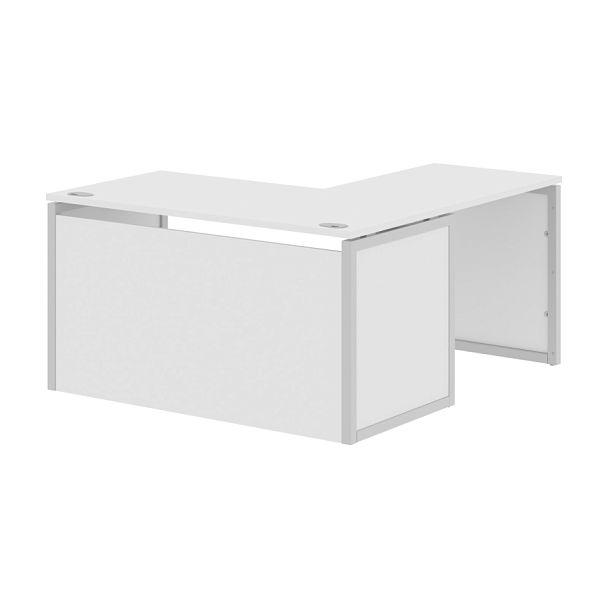 Стол угловой XQPCT 1415H Белый/Алюминий 1400х1500х750 XTEN-QP - Вид 1