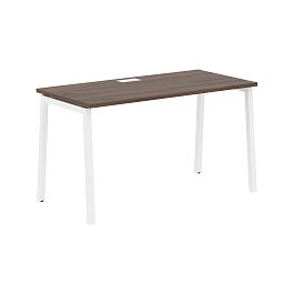 Стол прямой ELST 1367 Дуб Денвер тёмный/Белый 1360х670х750 EDIS - Фото предпросмотра