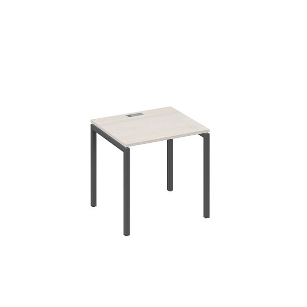 Стол письменный на металлокаркасе DUE A4 А4 Б2 011 БП дуб / металлокаркас антрацит - Вид 1