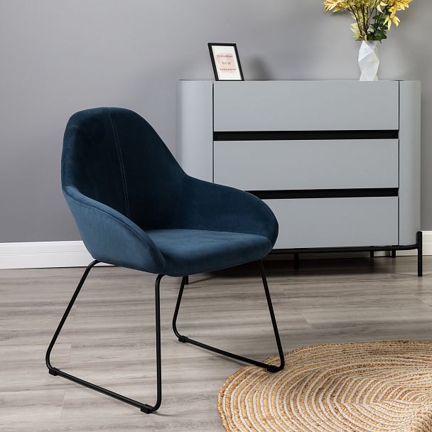 Кресло Kent Diag blue/Линк - Вид 9