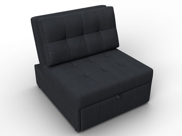 Кресло-кровать Лига-107 (80) Замша серый - Вид 6