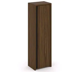 CORNER COR.SU-1.9(R) Шкаф высокий узкий правый (высокий фасад ЛДСП) Corner кабинет руководителя  графит - Фото предпросмотра