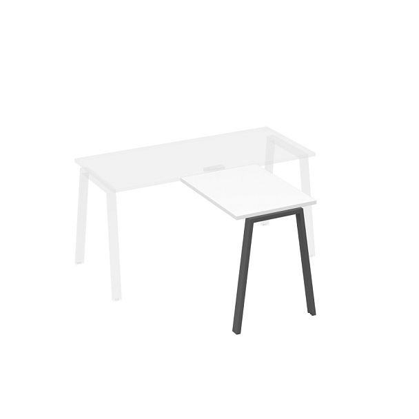 Брифинг-приставка с каркасом TRE A4 А4 Б3 071 БП белый премиум / металлокаркас антрацит - Вид 1