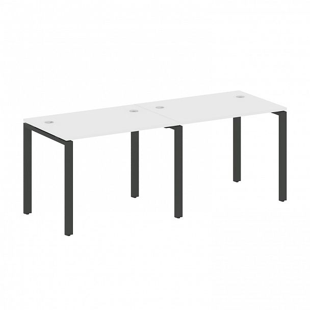 Рабочая станция "Metal System" БП.СМ-2.1 белый/антрацит - Вид 1