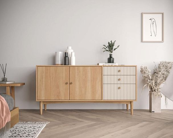 Комод Bubble Solid с двумя дверками и тремя ящиками арт BBL05S - Вид 2