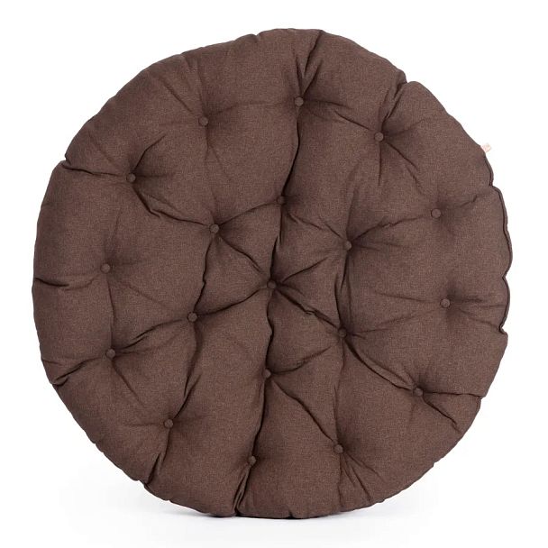 Кресло Папасан/Papasan (23/01 W) /с подушкой и ремешками/Antique brown (античный черно-коричневый) - Вид 13