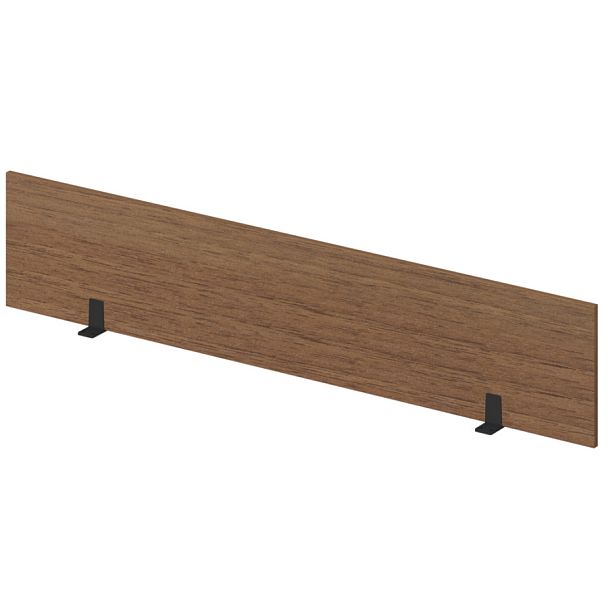 Экран для одиночного стола СМЭ18-18 Орех/Антрацит 1800x18x350 Арго-М - Вид 1