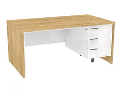 Стол письменный YAPPI П34К Л/П дуб арлингтон - Фото предпросмотра