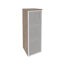 Onix Шкаф средний узкий левый O.SU-2.4 R (L) Тиквуд темный 400*420*1207 - Фото предпросмотра