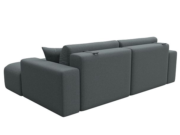 Диван угловой Лига-036 НПБ Классик правый угол Рогожка серый - Вид 6