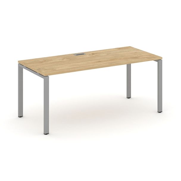 Style Project Direct Direct Стол письменный SN-6P.SR-014.M Тиквуд Светлый/Металл Серый 1580*700*750 - Вид 1