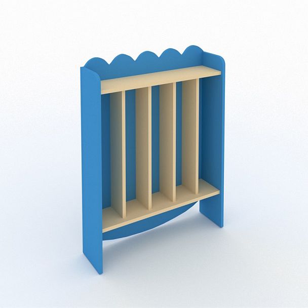 Вешалка для полотенец настенная синий - Вид 1