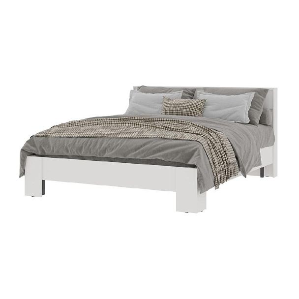 Хелен КР 03 Кровать 1.6х2.0 (1,670х0,928х2,114) белый/белый - Вид 1