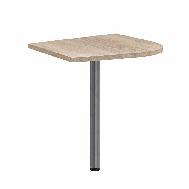 Приставка с опорой "Offix new" OKD 64 дуб сонома/металлик - Вид 1