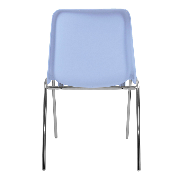 Стул Vicenza (4 ножки) Каркас хром, голубой, РП+ИК, стопируемый - Вид 4