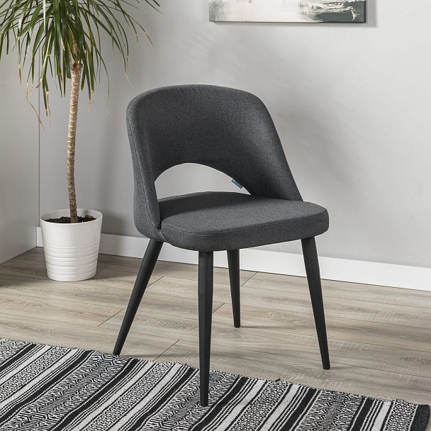 Стул Lars тёмно-серый/черный - Вид 8