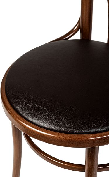 Комплект венских деревянных стульев Ослав светлый орех/коричневая экокожа, 3 шт. - Вид 7