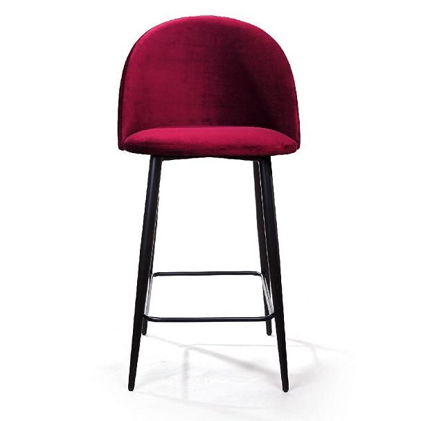 Стул полубарный Thomas, бархат красный 16 - Вид 2